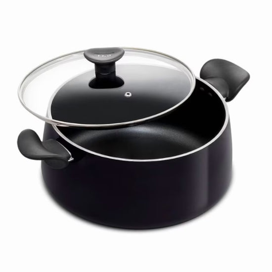 T-FAL 2100129519 Expert Dutch Oven with Glass Lid 5Qt