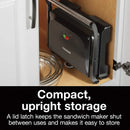 PROCTOR SILEX  4 Serving Panini Press, Sandwich Maker and Compact Indoor Grill- 25440PSC