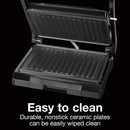 PROCTOR SILEX  4 Serving Panini Press, Sandwich Maker and Compact Indoor Grill- 25440PSC