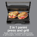 PROCTOR SILEX  4 Serving Panini Press, Sandwich Maker and Compact Indoor Grill- 25440PSC
