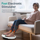 QUINEAR Foot Circulation Stimulator (FSA or HSA Eligible) EMS Electronic Stimulator and Foot Massager with TENS Unit Pads for Leg Swellen- QN-038F
