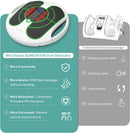 QUINEAR Foot Circulation Stimulator (FSA or HSA Eligible) EMS Electronic Stimulator and Foot Massager with TENS Unit Pads for Leg Swellen- QN-038F