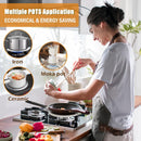 Plaque de diffusion de chaleur en acier inoxydable BOMCAFE pour cuisinière à gaz, plaque d'adaptation à induction 7,9"