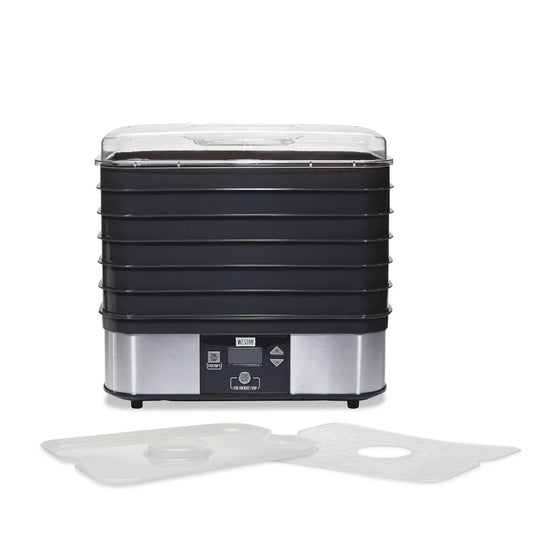 WESTON 75-0401-W 6 Tray Digital Food Dehydrator - Factory serviced with Home Essentials warranty