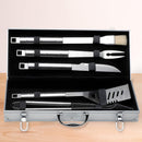 BBQ Grill Tools with Aluminum Case 6Pc