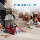 Hoover Power Scrub Deluxe Carpet Cleaner Machine, Upright Shampooer Factory serviced with Home Essential Warranty, FH50150