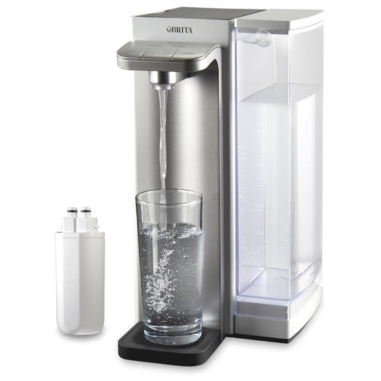 BRITA HUB 87341 Countertop Compact Water Filter - Factory serviced with Home Essentials warranty