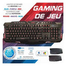 Teclado para juegos con retroiluminación LED ELINK RGB-KBG579