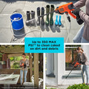 BLACK+DECKER BCPW350C1 20V MAX Pressure Washer, 350 PSI