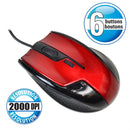 Ratón óptico para juegos ELink con cable USB y 6 botones - CM-3788