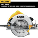 Scie circulaire DEWALT DWE575S 7-1/4 pouces remise à neuf avec garantie Dewalt