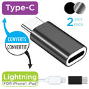 ELINK EK4429 Lightning to USB-C Adapter 2-Pack