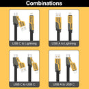 ELINK EK4894 3.3ft 4 in 1 Fast Charging Cable 65W