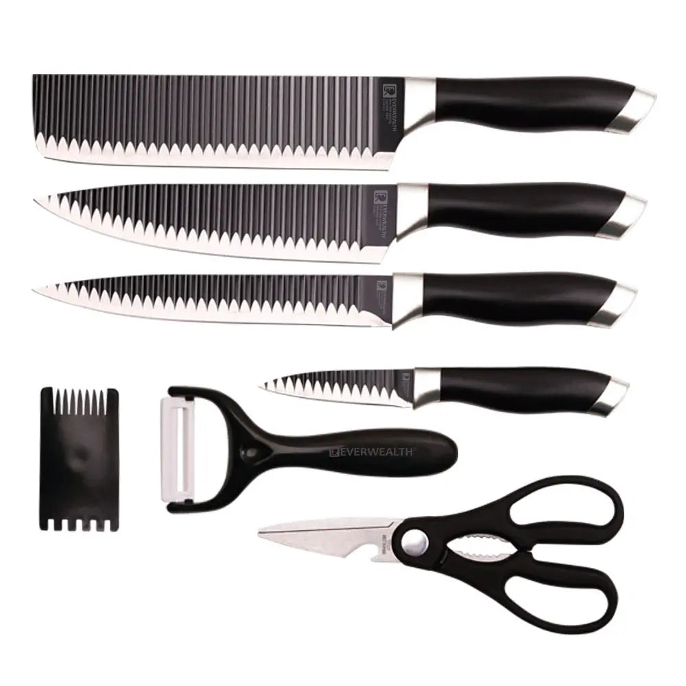 #005 7本 ピースナイフセット Fusion 5-Piece Knife Block With Scissors | Joseph Joseph UK