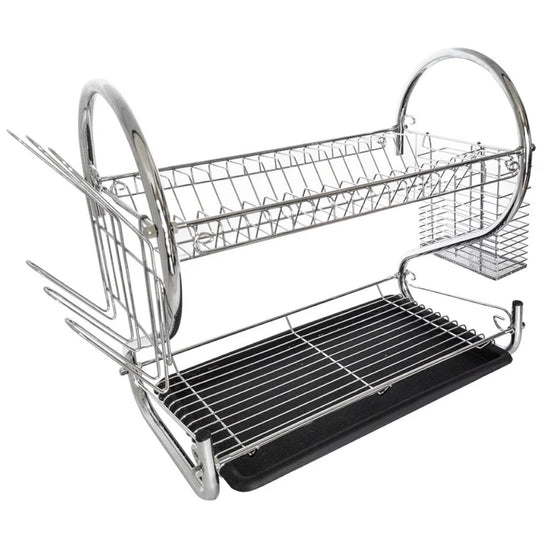 HOME AESTHETICS HA-4403 Dishrack 2 Tier With Rubbermaid
