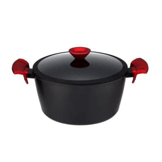 HAMILTON BEACH HAW108 2.5QT Aluminum Dutch Oven With Glass Lid