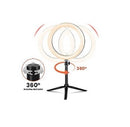 Trípode de luz anular ELFELAND de 10" - ELRL001