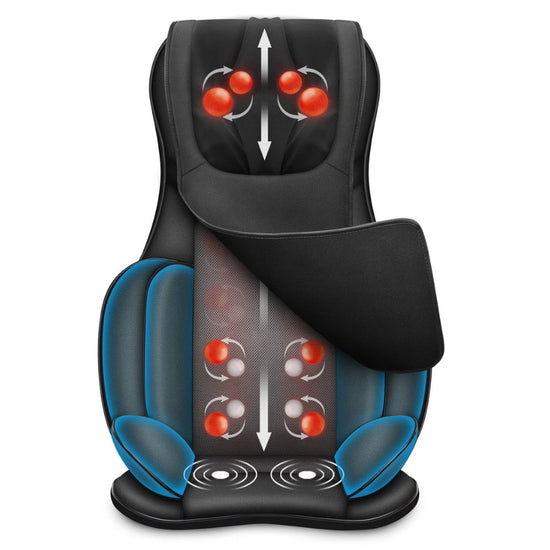 SNAILAX SL-236 Full Body Massage Chair Pad Shiatsu Neck Back Massager with Heat