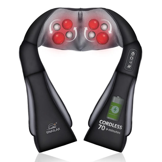 SNAILAX SL-632NC Portable Shiatsu Neck and Shoulder Massager