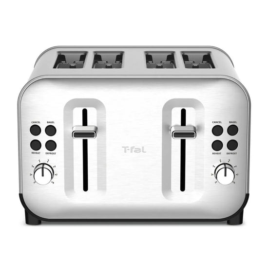 T-FAL TF684D50 Element Stainless Steel 4 Slice Toaster