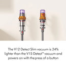 DYSON OFFICIAL OUTLET - Aspirateur balai sans fil V12 Detect Slim - Reconditionné (excellent) avec garantie Dyson d'un an