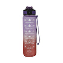 Bouteille d'eau de motivation DVKPTBK de 32 oz avec marqueur de temps