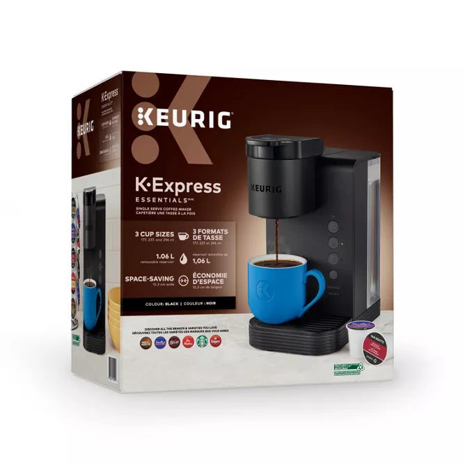 Cafetera monodosis KEURIG K-Express Essentials K25, paquete defectuoso con garantía total