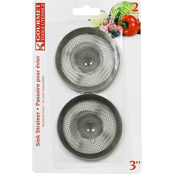 GOURMET Sink Strainer Mesh SS 2Pk - 64786