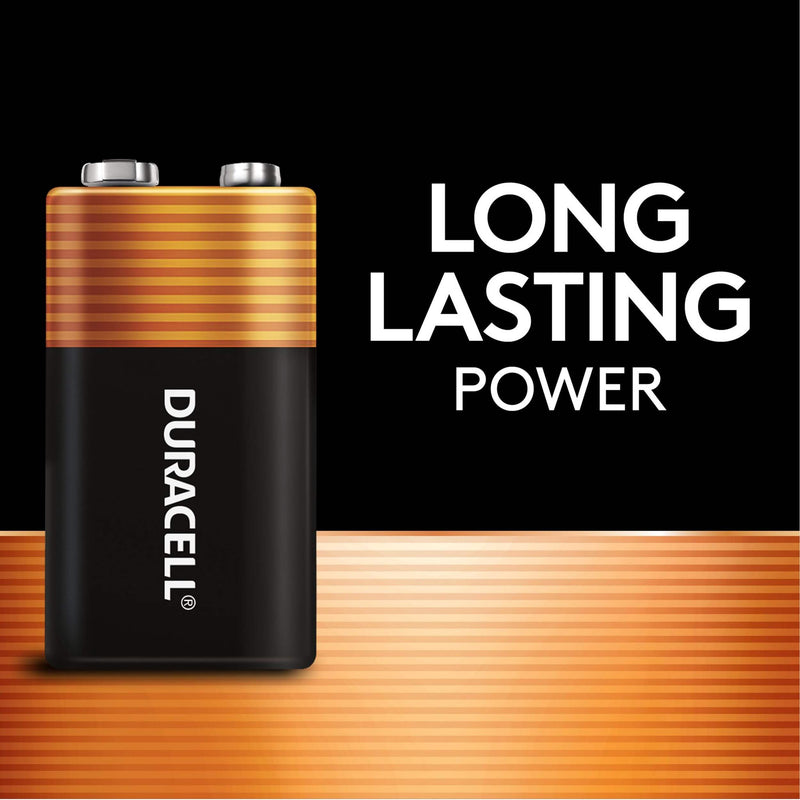 Duracell Coppertop 9V Alkaline Battery