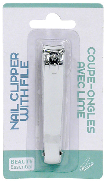 BEAUTY ESSENTIAL Nail Clipper Toe with File - 75608