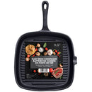 GOURMET Cast Iron Grill Pan Square-76694