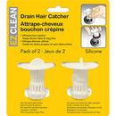 EZ CLEAN Drain Hair Catcher 2Pk Silicone-78192