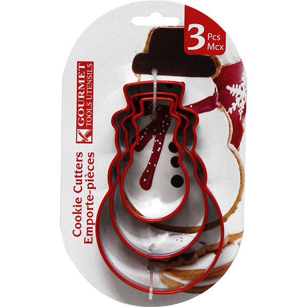 GOURMET Cutter Cookie Snowman 3Pk - 78732