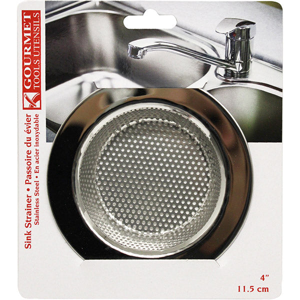 Colador de fregadero GOURMET de acero inoxidable para cocina de 4" - 78787