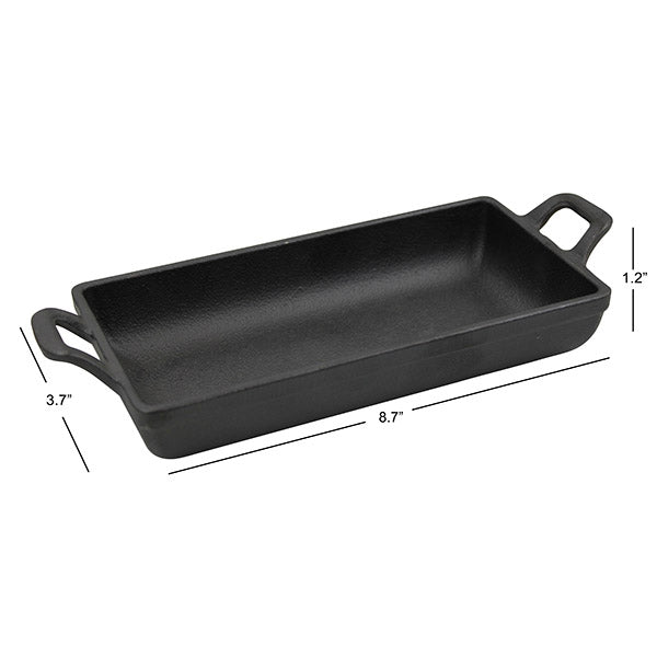 GOURMET TOOLS UTENSILS Cast Iron Rectangular Dish-78965