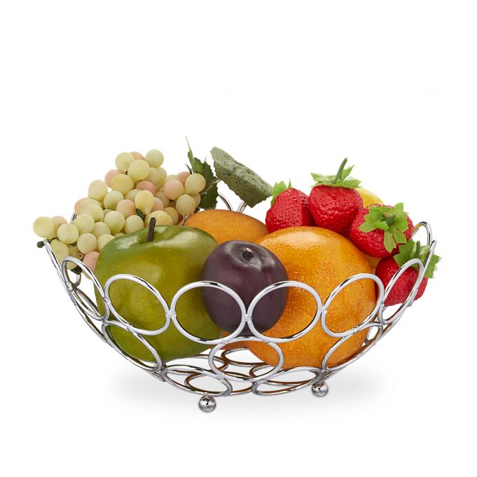 Cesta de frutas cromada RK -KA-DR423