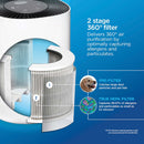 CLOROX 11021 Alexa Smart Tabletop True HEPA Air Purifier