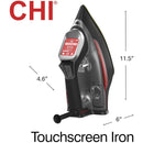 CHI 13103 Steam Iron for Clothes with Titanium Infused Ceramic Soleplate - Blemished package with full warranty