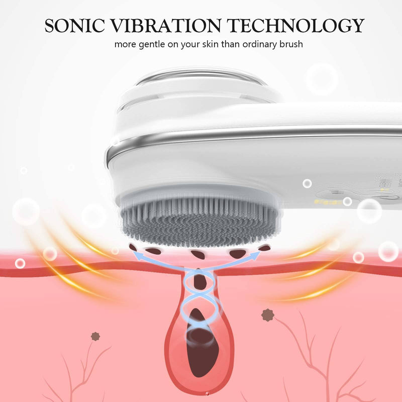 PIXNOR Sonic Facial Cleaning Brush-PIP-N1050B