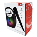 ESCAPE Wireless Karaoke Speaker with Lights, FM Radio and Microphone-SPBT3590