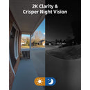 XTU Doorbell Camera Wireless 2K Video White - J10