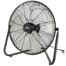 Ventilador de piso alto de metal negro de 18" y 3 velocidades Cool Works - FE45-E2