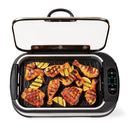 PowerXL Smokeless Grill Plus with Tempered Glass Lid and Turbo Speed Smoke Extractor Technology