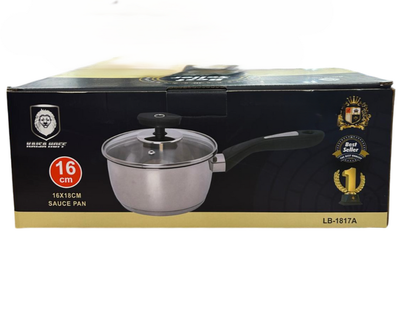 KAISA HOFF 16CM Stainless Steel  Induction Pot (Sauce Pan)-LB-1817A