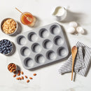 STARFRIT The Rock WAVE PRO 34846 12PC Muffin Tray 13.8" x 10.5" Carbon Steel