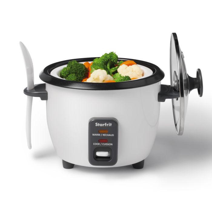 STARFRIT 24734 6-cup Rice Cooker with Ceramic Coat