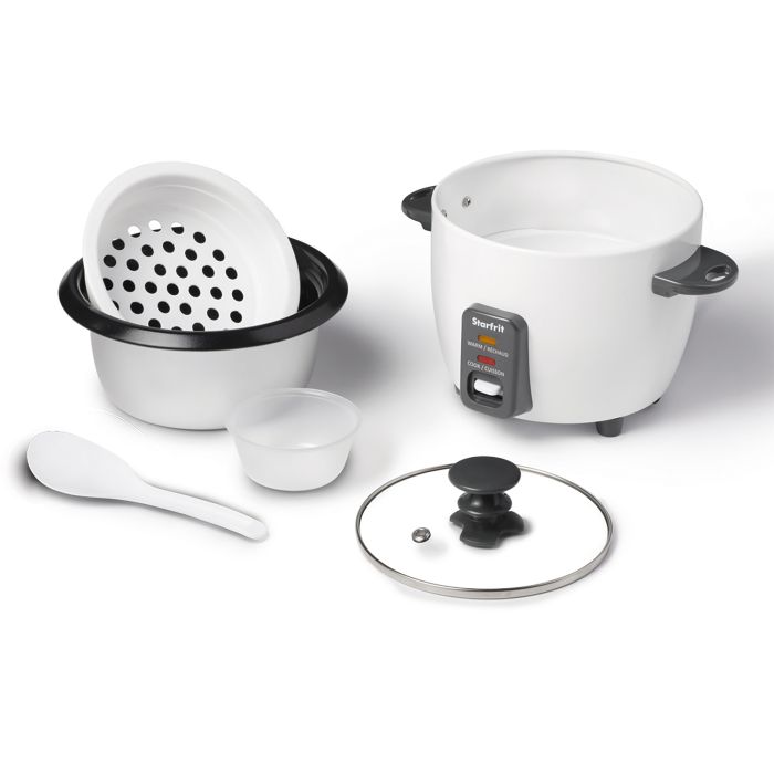 STARFRIT 24734 6-cup Rice Cooker with Ceramic Coat