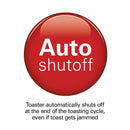 HAMILTON BEACH 22218 2 Slice White Toaster