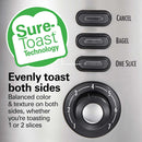 HAMILTON BEACH 22220 2 Slice Toaster with Sure-Toast™ Technology Stainless Steel