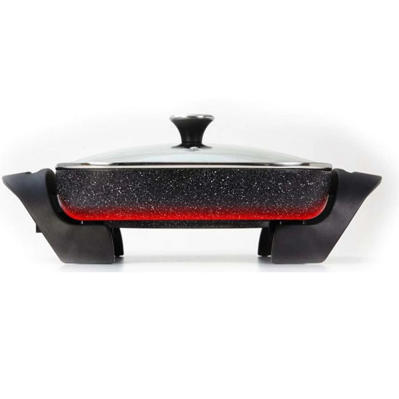 STARFRIT The Rock Electric Skillet, 12" Width, Non-Stick Surface - 24400